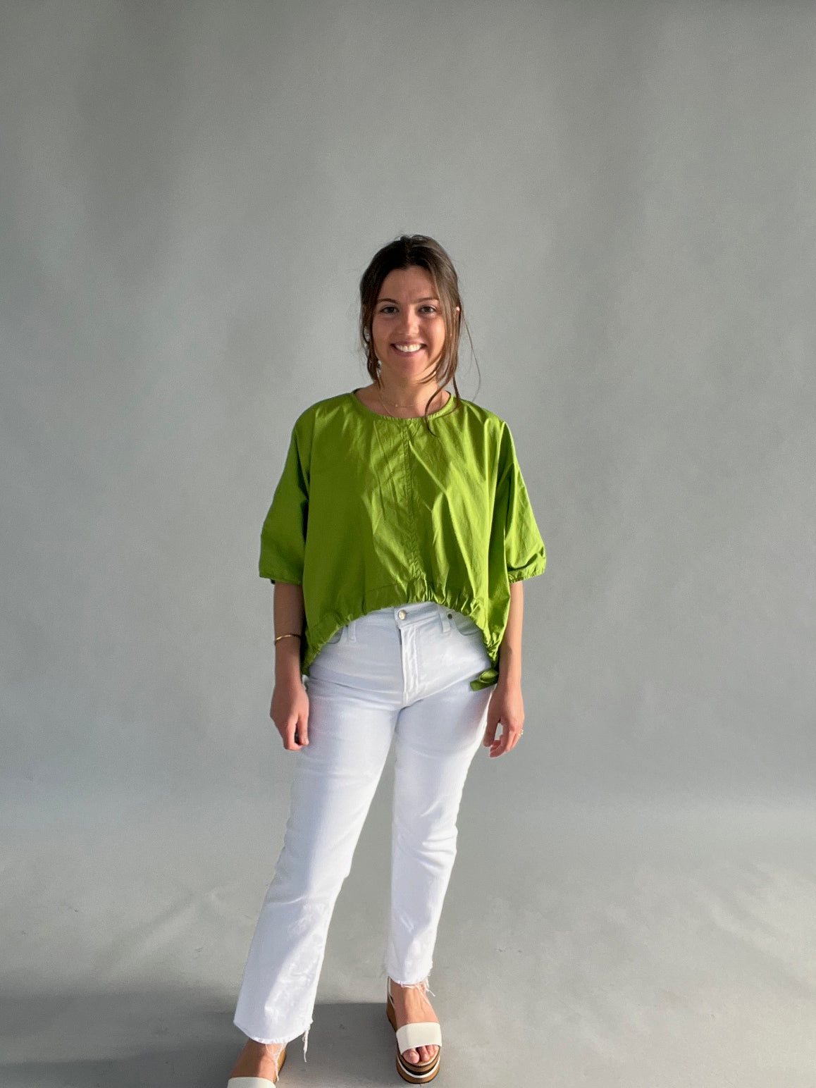 Rue Top - Matcha Green