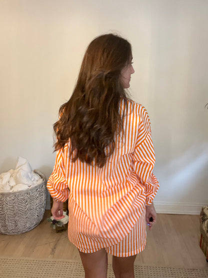 Orange and White Set- Bottoms