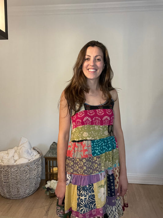 Patch Mini Dress
