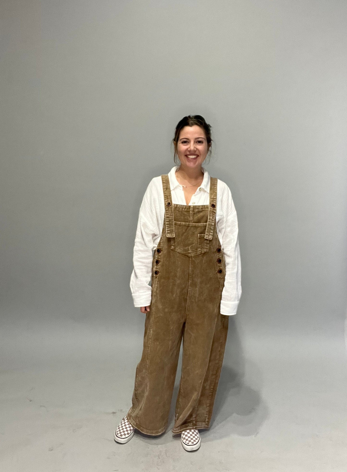 Rusty Anchor Corduroy Overalls