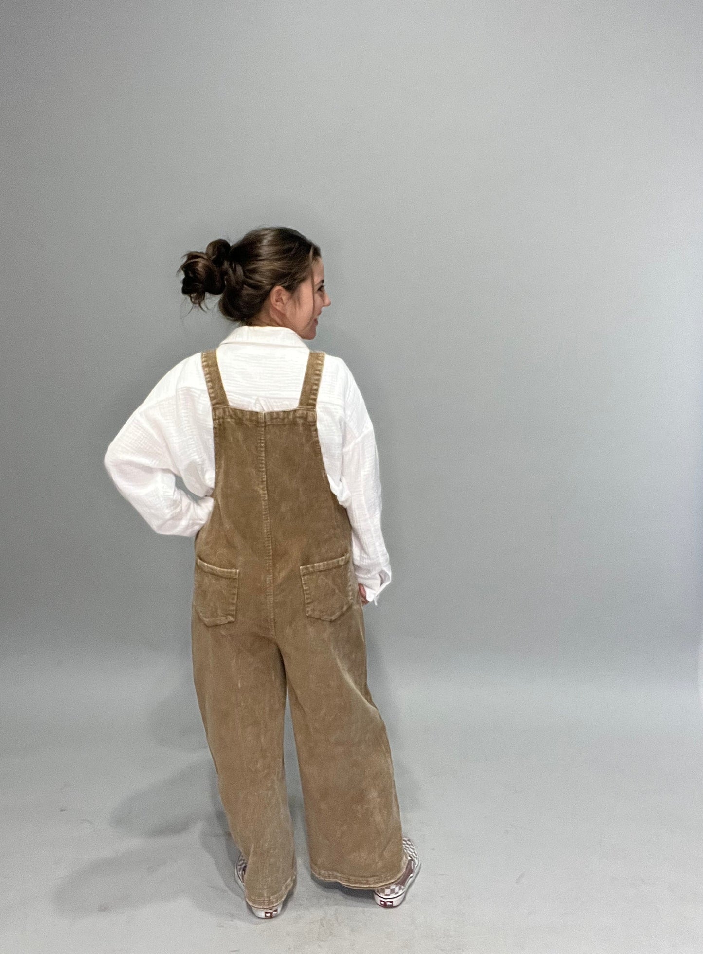 Rusty Anchor Corduroy Overalls